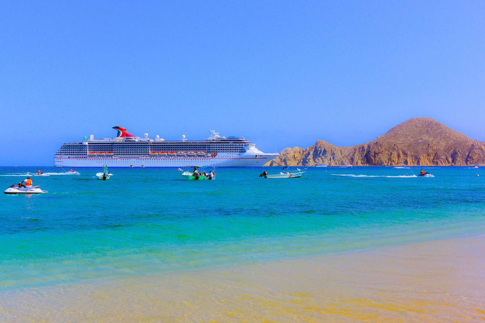 Cabo San Lucas Cruise Ships visiting The Port Of Cabo Mexico